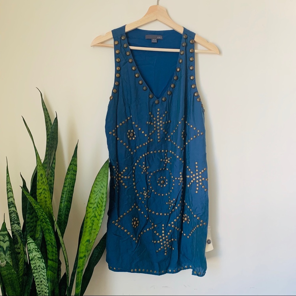 Forever 21 studded embellished mini dress